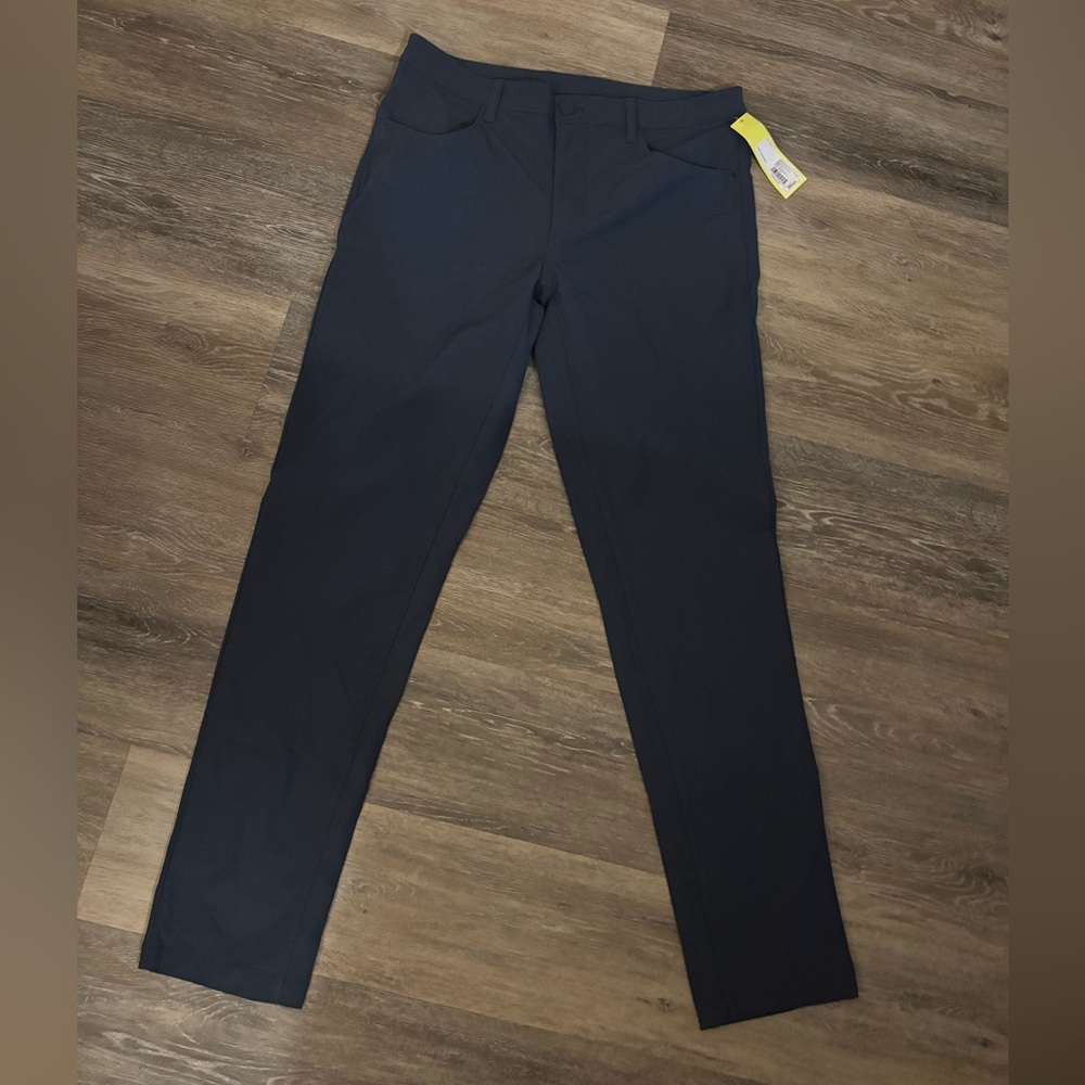 All In Motion Navy Slim Stretch Golf Pants Sz 34X34 NWT